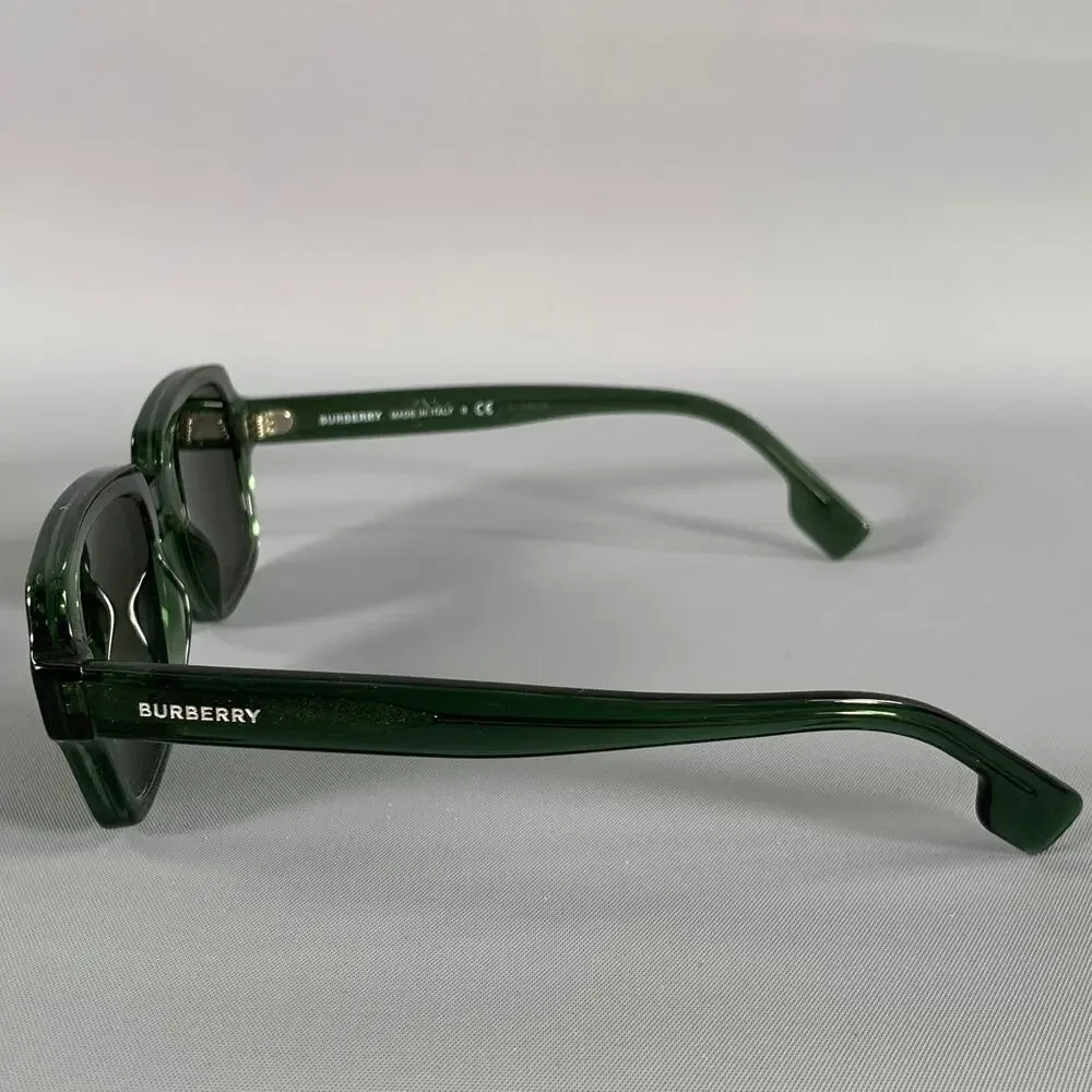 BURBERRY Size One Size Green Olive See Through Sunglasses